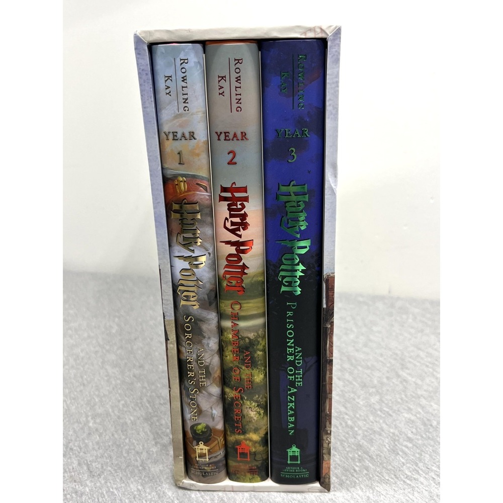 Harry Potter Illustrated Collection Box Book 1-3‎ J.K. Rowling Jim Kay Hardcover - Picture 4 of 16